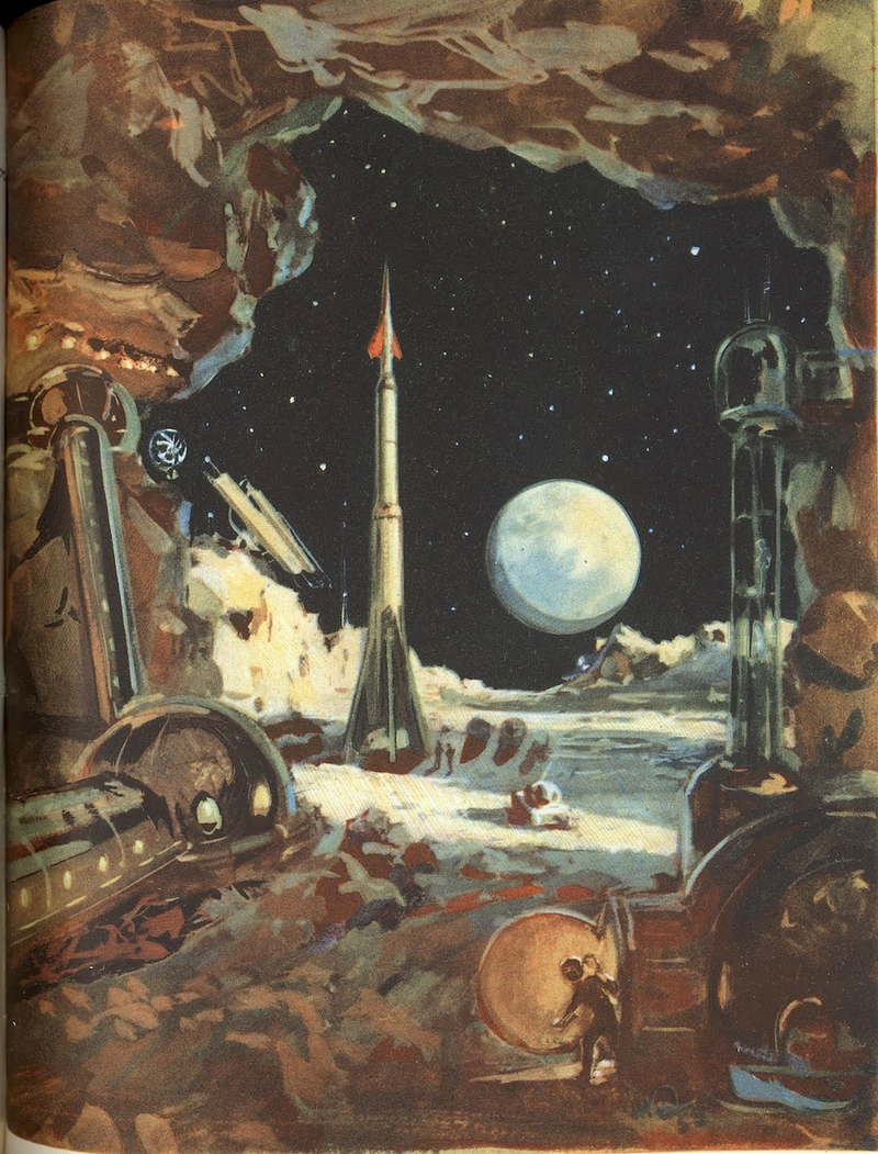 Illustration for article titled How Soviet Artists Imagined Communist Life in Space